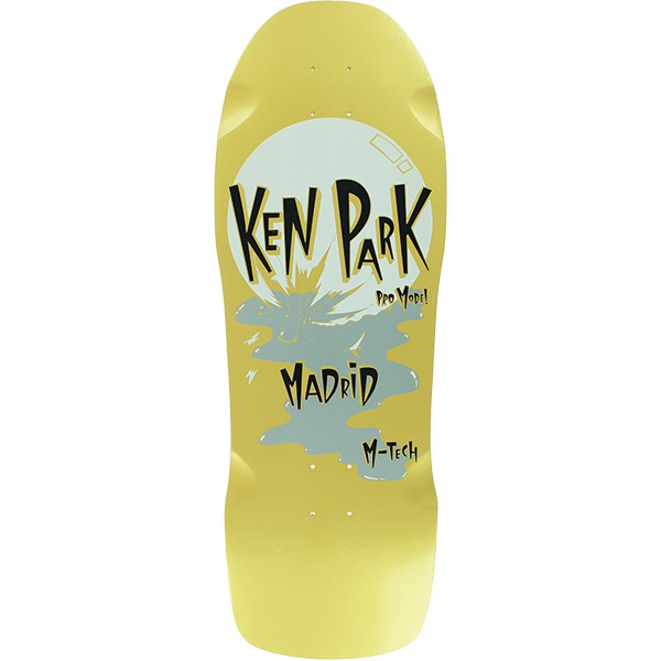 Madrid Skateboards Ken Park 50th Gold Old School Skateboard Deck - 10.37" x 30.25" Madrid Skateboards Ken Park 50th Gold Old School Skateboard Deck - 10.37" x 30.25"
