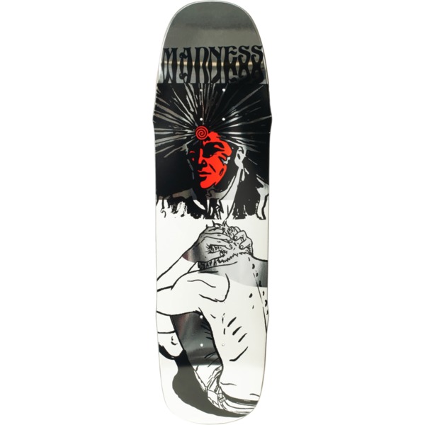 Madness Skateboards Breakdown Silver Skateboard Deck Resin-7 - 8.25" x 31.9"