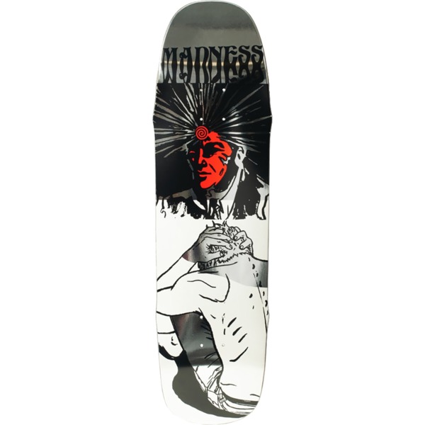 Madness Skateboards Breakdown Silver Skateboard Deck Resin-7 - 8.5" x 31.9"