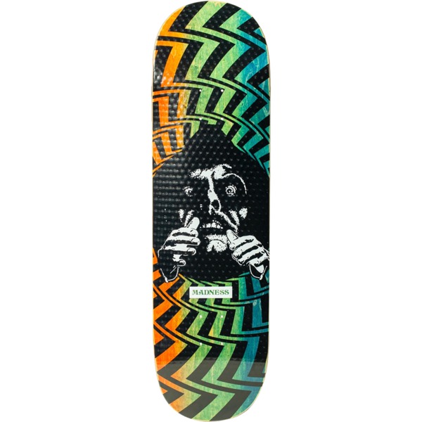 Madness Skateboards Darkness Black Skateboard Deck Resin-7 - 9" x 33.3"