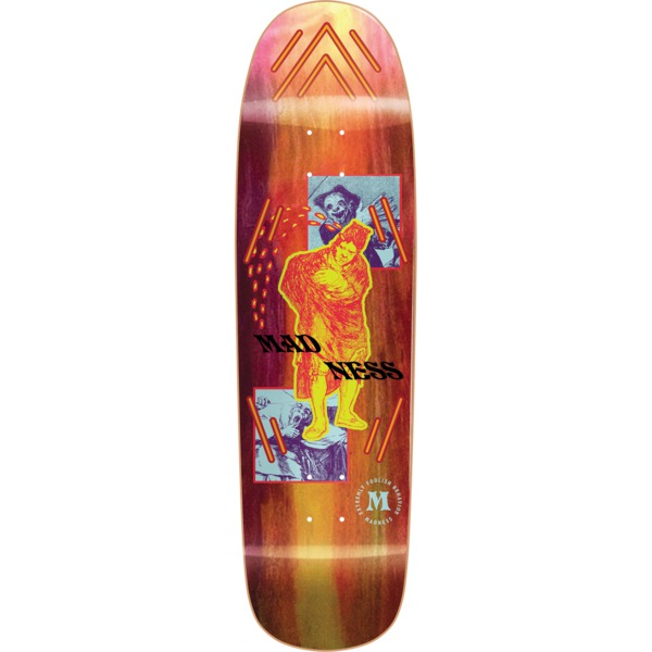 Madness Skateboards Grasp Orange Skateboard Deck Resin-7 - 9.12" x 32.6"