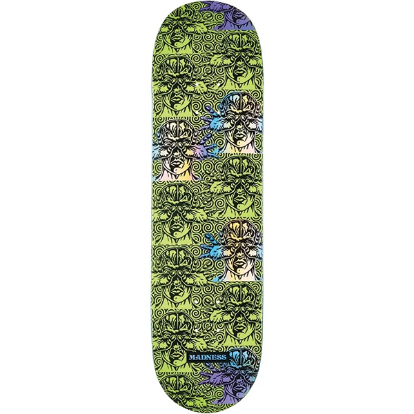 Madness Skateboards Repeat Offender Resin 7 Safety Yellow / Holo Skateboard Deck - 8.5" Madness Skateboards Repeat Offender Resin 7 Safety Yellow / Holo Skateboard Deck - 8.5"