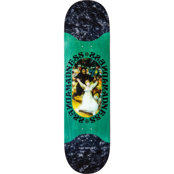 Madness Skateboards Alex Perelson Finally Skateboard Deck Super Sap Slick (Nose / Tail) - 8.38" x 32.4"