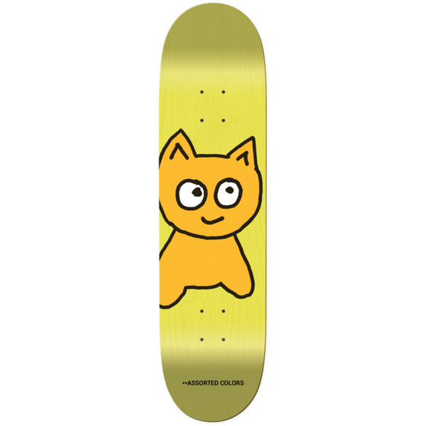 Meow Skateboards Big Cat Assorted Stains Skateboard Deck - 8.5" x 32"