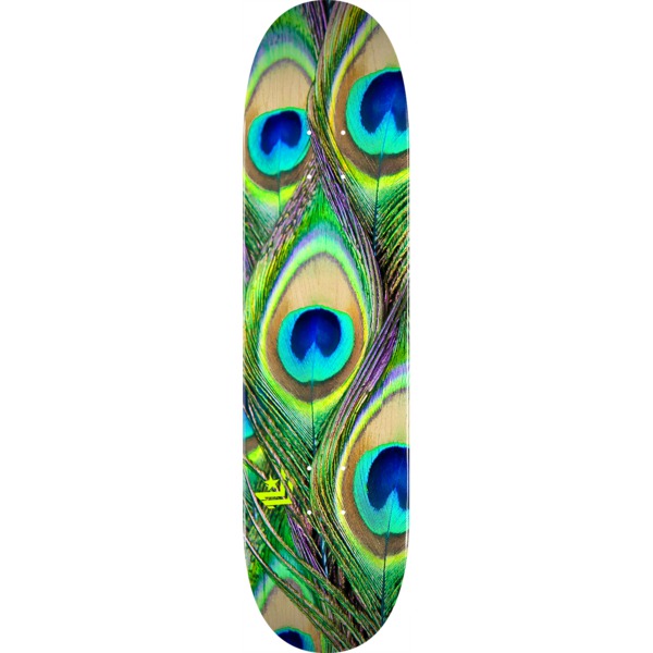 Mini Logo Skateboards Peacock Feather Skateboard Deck 291/K-20 - 7.75" x 31.08"