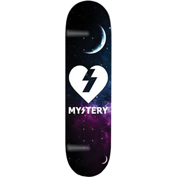 Mystery Skateboards Cosmic Heart Skateboard Deck - 8"