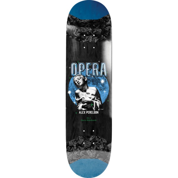 Opera Skateboards Alex Perelson Grasp Blue Skateboard Deck Slick - 8.38" x 31.6"