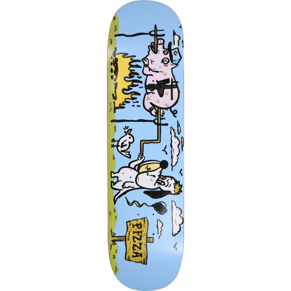 thumbnail image 2 of Coyote Skateboarding Pizza Sticker – Waterproof Vinyl – Sticker Dynasty 2 of 4
