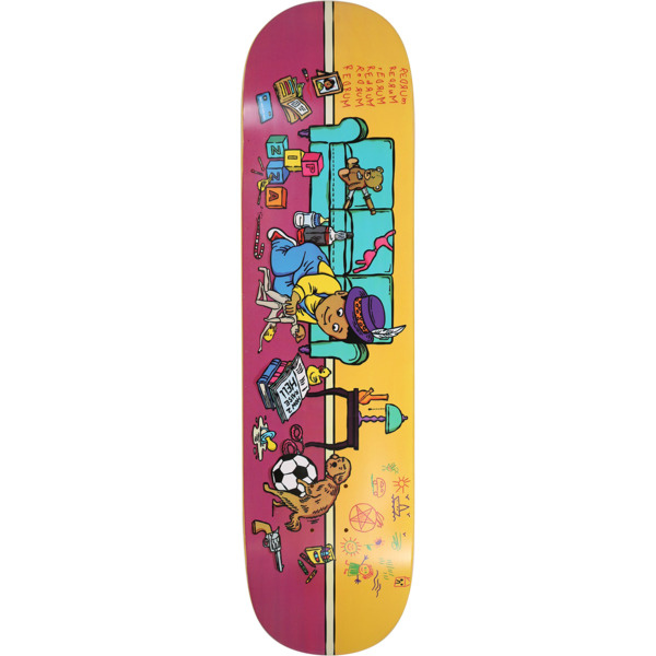 Pizza Skateboards Day Care Skateboard Deck - 8.25" x 32"