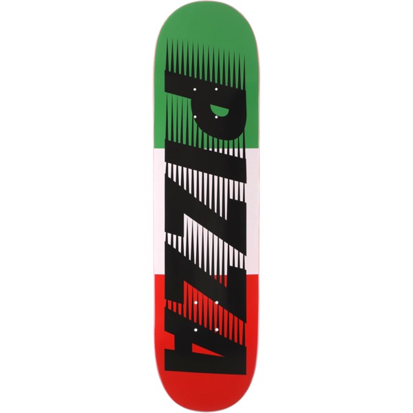 Pizza Skateboards Speedy Green / White / Red Skateboard Deck - 8" x 31.5"