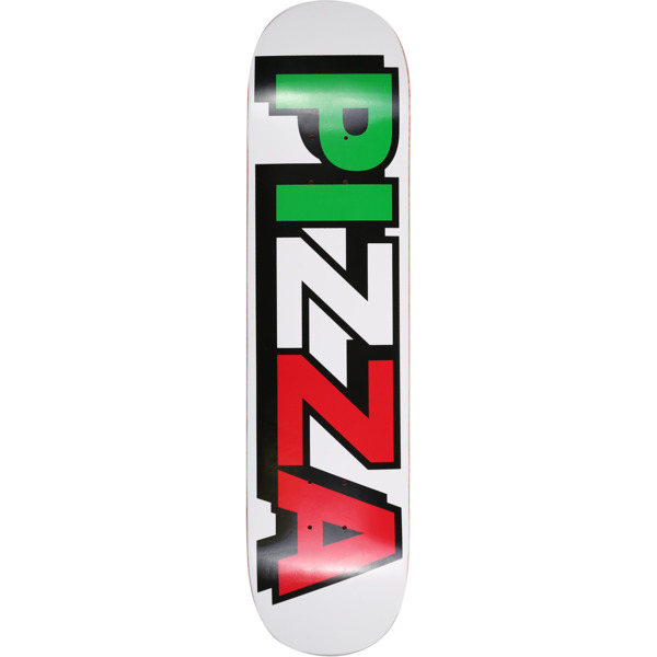 Pizza Skateboards Tri Logo Skateboard Deck - 7.75" x 31.5"