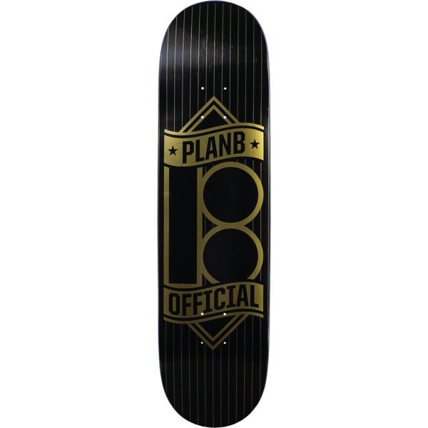 Plan B Skateboards Banner Gold Skateboard Deck - 8" x 31.75"