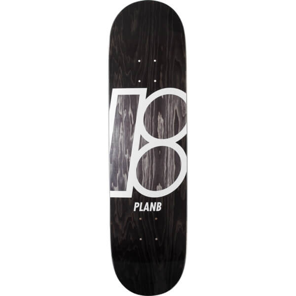 Plan B Skateboards Stained Black Skateboard Deck - 8 x 31.75