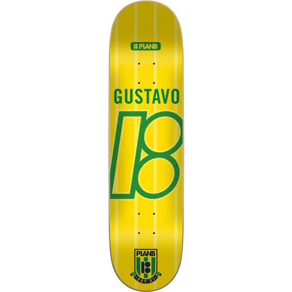 Plan B Skateboards Felipe Gustavo College Skateboard Deck - 7.75" x 31.625"