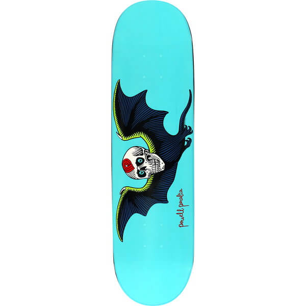 powell peralta bat skull turquoise skateboard deck 8 25 powell peralta bat skull turquoise skateboard deck 8 25