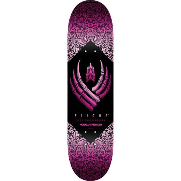 Powell Peralta Bones Pink FLIGHT Skateboard Deck - 8" x 31.45"