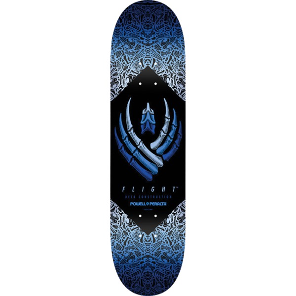 Powell Peralta Bones Blue FLIGHT Skateboard Deck - 9" x 32.95"