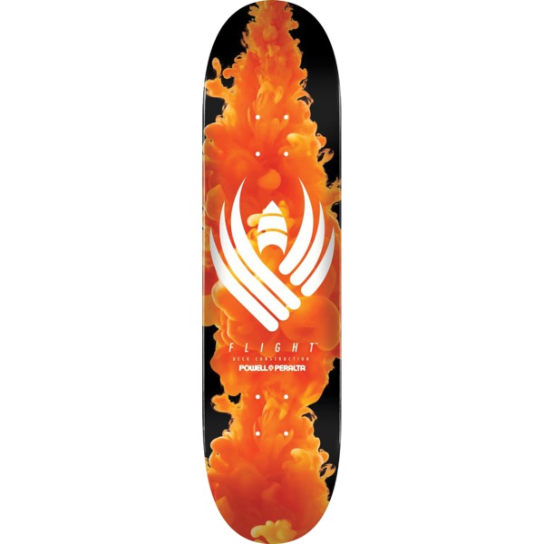 Powell Peralta Color Burst Orange FLIGHT Skateboard Deck - 9" x 32.95"