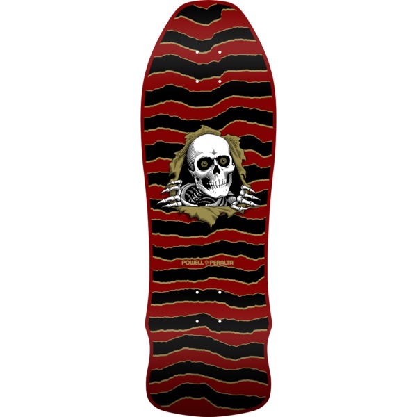 Powell Peralta Geegah Ripper Maroon Skateboard Deck - 9.75" x 30"