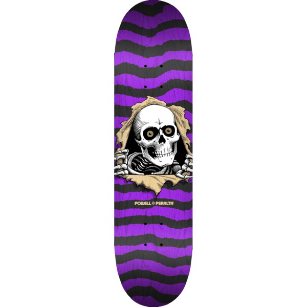 Powell Peralta Ripper Natural / Purple Skateboard Deck - 9" x 32.95"