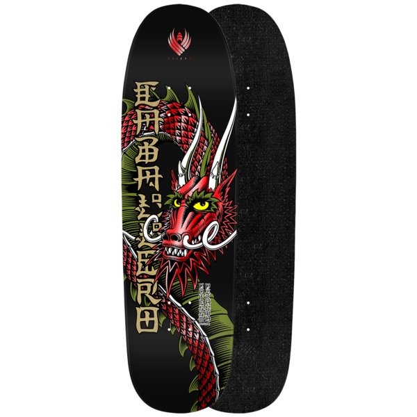 Powell Peralta Cab Ban This 7 Black / Red Foil FLIGHT Skateboard Deck - 9.26" x 32"