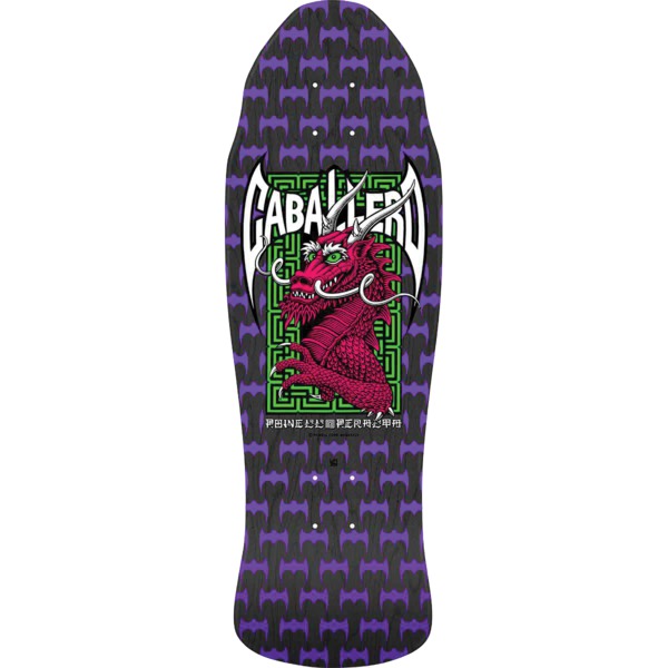 Powell Peralta Cab Street Black Stain Skateboard Deck - 9.62" x 29.75"