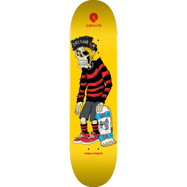 Powell Peralta Steve Caballero Urethane Yellow Skateboard Deck - 9" x 32.95"