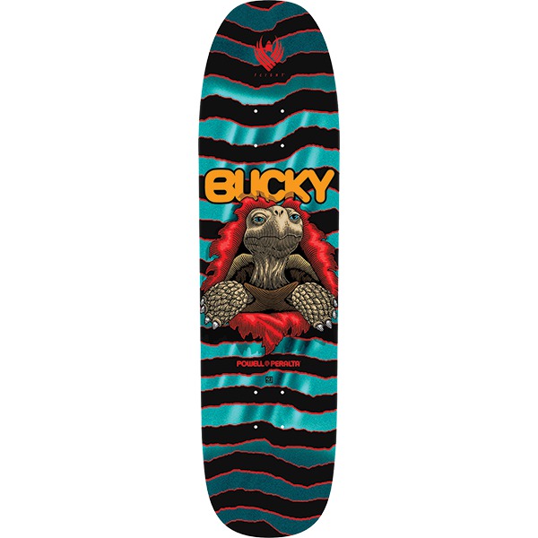 Powell Peralta Bucky Lasek Tortoise 5 Turquoise Foil FLIGHT Skateboard Deck - 8.6" x 32.2" Powell Peralta Bucky Lasek Tortoise 5 Turquoise Foil FLIGHT Skateboard Deck - 8.6" x 32.2"