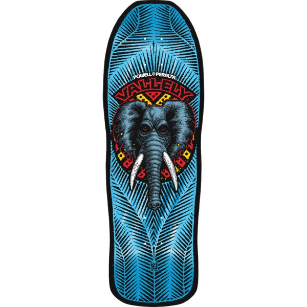 Powell Peralta Mike Vallely Elephant 12 Blue Foil Old School Skateboard Deck - 10" x 30.25" Powell Peralta Mike Vallely Elephant 12 Blue Foil Old School Skateboard Deck - 10" x 30.25"