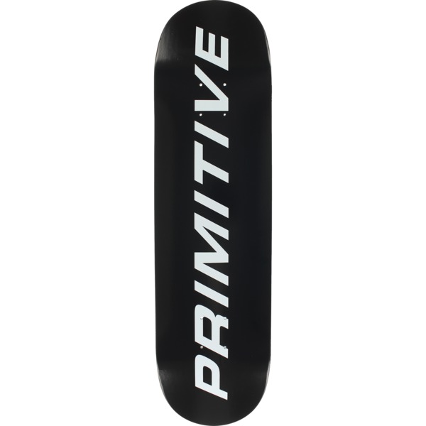 Primitive Skateboarding Euro Slant Core Black Skateboard Deck - 8.25" x 31.75"