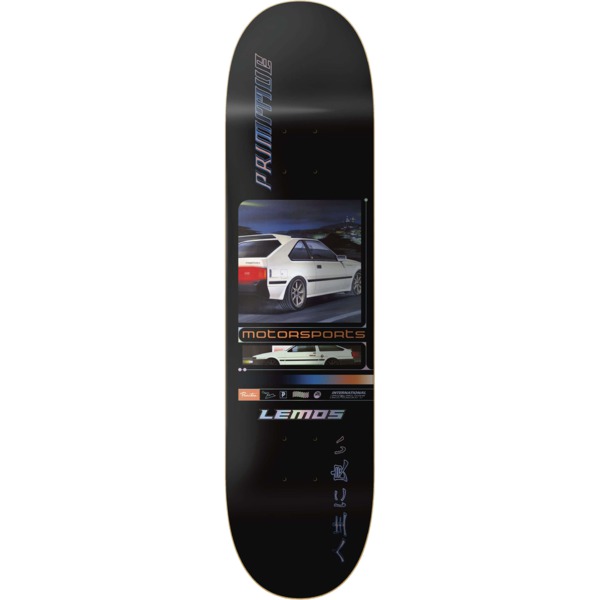 Primitive Skateboarding Tiago Lemos Osaka Nights Black Skateboard Deck - 8.25" x 31.875"