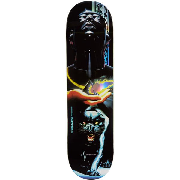 Primitive Skateboarding Tre Williams Panter Black Skateboard Deck - 8.25" x 31.875"