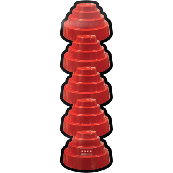 Perez With Saiz Skateboards x DEVO Energy Dome Skateboard Deck - 9.75" x 31"