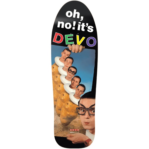Perez With Saiz Skateboards x DEVO Oh No! It's Devo Skateboard Deck - 9.75" x 31" Perez With Saiz Skateboards x DEVO Oh No! It's Devo Skateboard Deck - 9.75" x 31"