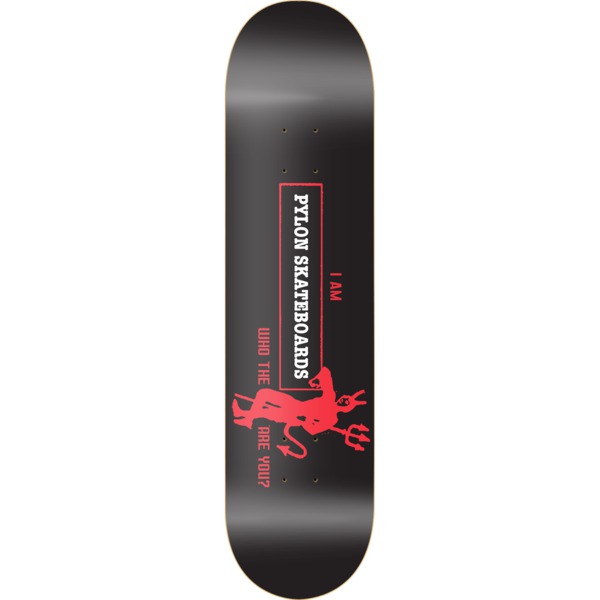 Pylon Skateboards Who The Devil Skateboard Deck - 8.25" x 32"