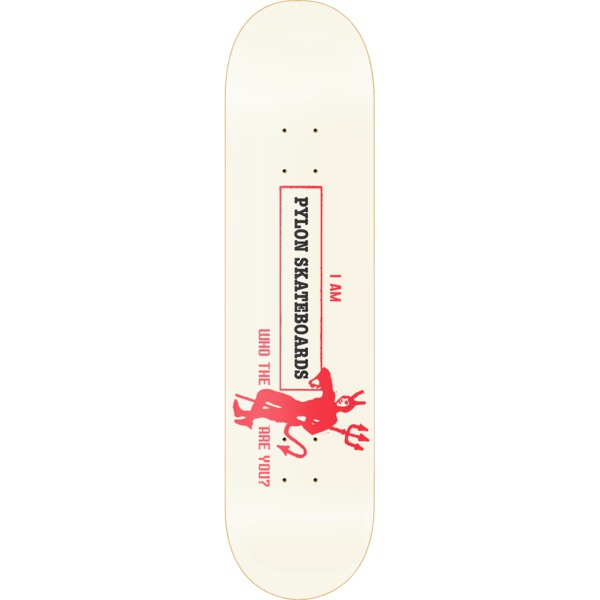 Pylon Skateboards Who The Devil Skateboard Deck - 8.38" x 32"