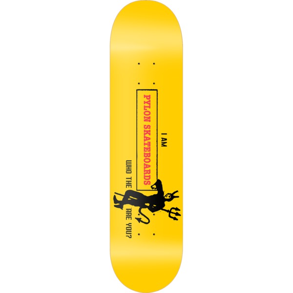 Pylon Skateboards Who The Devil Skateboard Deck - 8.75" x 32"
