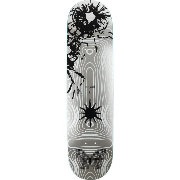 Quasi Skateboards Metal Dream Silver Skateboard Deck - 8.12" x 31.75"