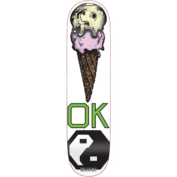 Quasi Skateboards Okay Skateboard Deck - 8.12" Quasi Skateboards Okay Skateboard Deck - 8.12"