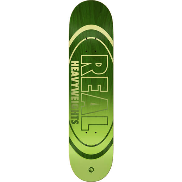 Real Skateboards Heavyweight Dark Green Skateboard Deck 8.25 x 32