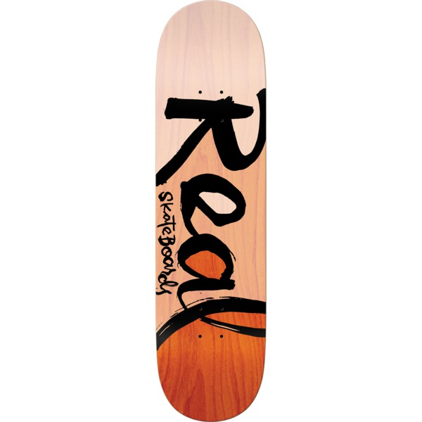 Real Skateboards Script Colorblock Assorted Stains Skateboard Deck - 8.06" x 31.8"