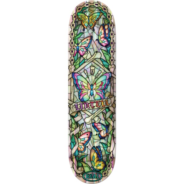 Real Skateboards Harry Lintell Cathedral Foil Skateboard Deck - 8.25" x 32"