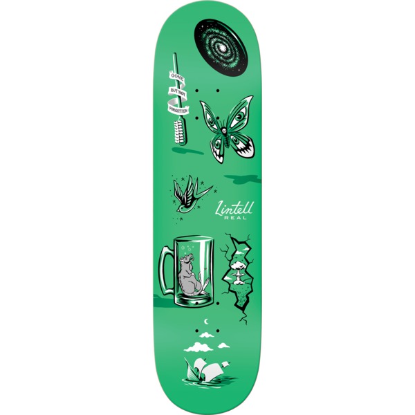 Real Skateboards Harry Lintell Revealing Skateboard Deck - 8.28" x 31.7"