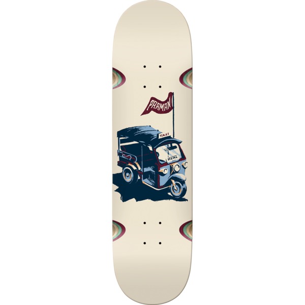 Real Skateboards Patrick Praman Transport Skateboard Deck with Wheel Wells - 8.5" x 32.18"