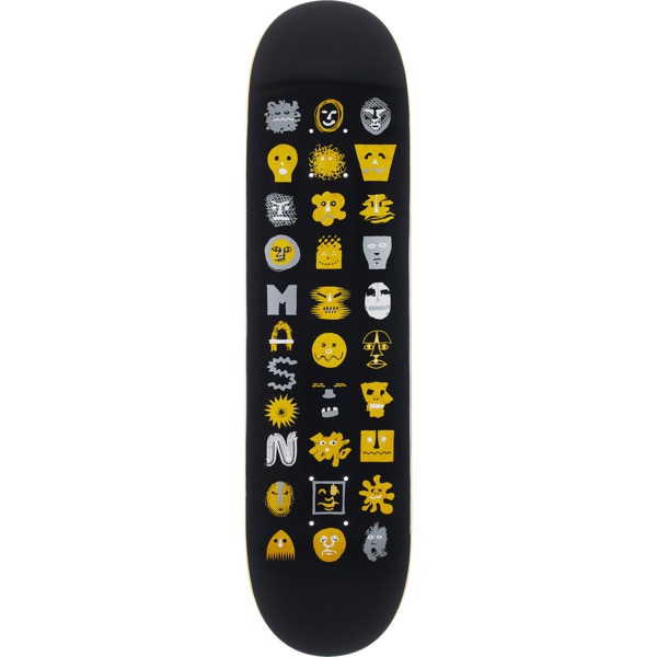 Real Skateboards Mason Silva Masks Skateboard Deck - 8.06" x 31.8"