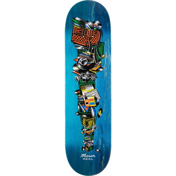 Real Skateboards Mason Silva Stacked Skateboard Deck - 8.38" x 32.25"