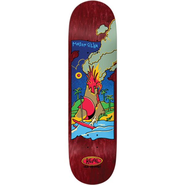 Real Skateboards Mason Silva Volcano Skateboard Deck DBX - 8.25"