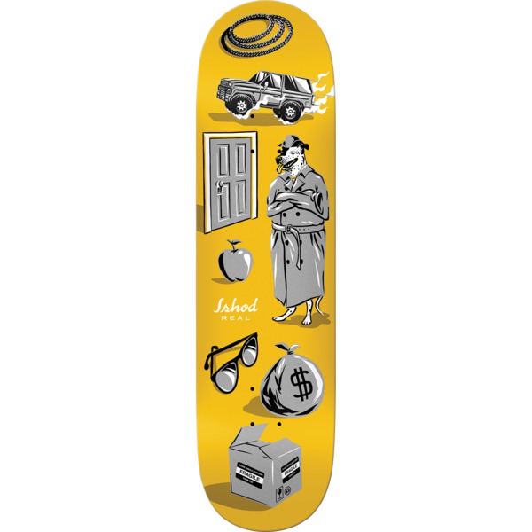 Real Skateboards Ishod Wair Revealing Skateboard Deck - 8.06" x 31.8"