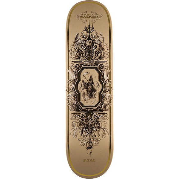 Real Skateboards Kyle Walker Cerberus Beige Skateboard Deck True Fit - 8.25"