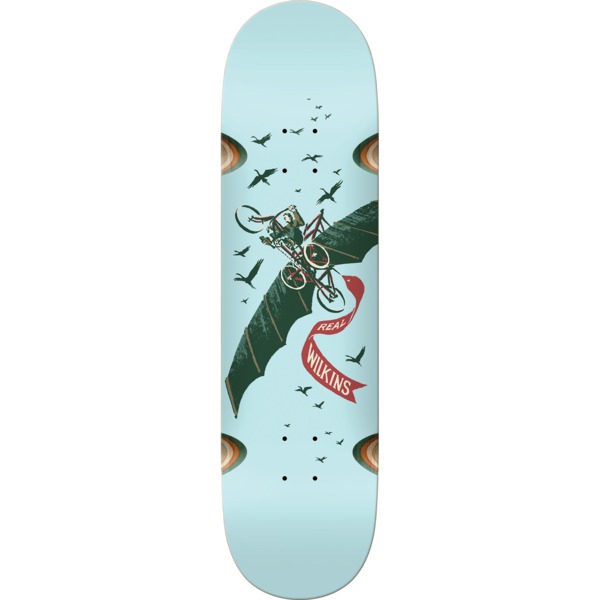 Real Skateboards Jimmy Wilkins Transport Skateboard Deck with Wheel Wells - 8.75" x 32.5"
